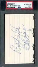 Bob Hayes PSA DNA Signed 3x5
