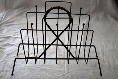 Vintage black wrought - wrought, iron