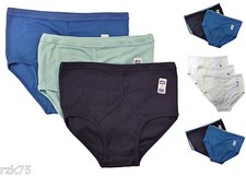 6 Pairs Men's Y-Fronts Underpants, 100% Pure Cotton Underwear, M L XL XXL