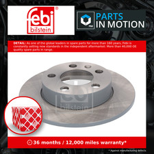 2x Brake Discs Pair Solid fits