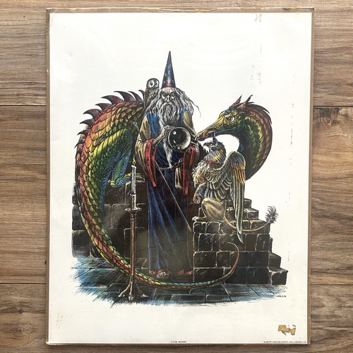 Vintage 1981 fantasy wizard - vintage,