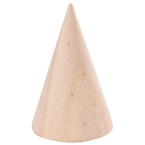 Wooden bracelet holder - wooden, cone