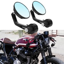 Black Round Motorcycle 7/8"