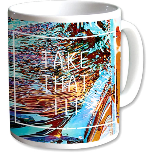 Take that boxed mug - take,