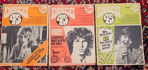 Vintage disco magazine - disco, 45