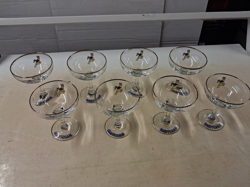Set eight original babycham - of,