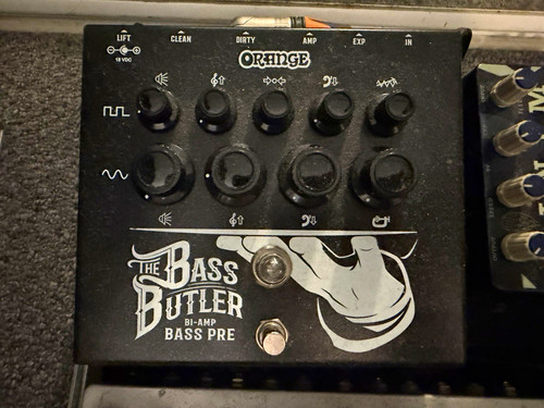 Orange bass butler amp - orange, bi-amp