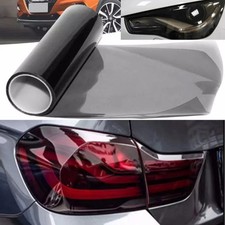 30 x 200cm Light Smoke Black Tint Film Headlights Tail lights Car Vinyl Wrap UK