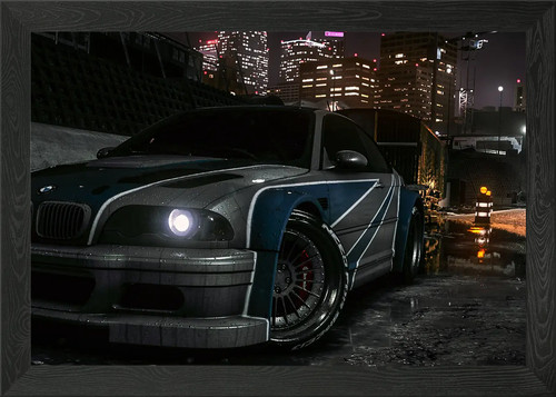 Bmw gtr framed - framed, art