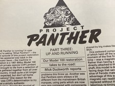 PANTHER 100 RESTO MOTORCYCLE