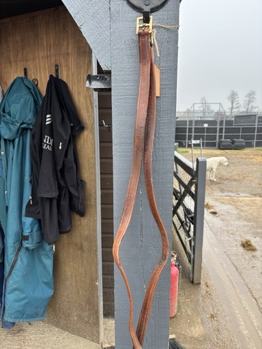 Stirrups leathers brown - leathers,