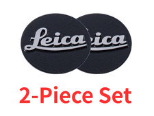 Leica Logo Badge Black 2-Piece