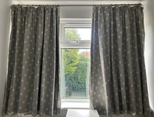 Kids Curtain With Black Out Lining Includes Matching Lamp Shade W165 D137