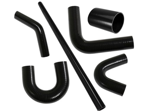 Silicone hose black - hose, reinforced
