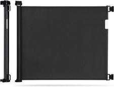 Retractable Safety Stair Gate 180cm Extra Wide One Hand Operated For Baby Pet B