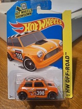 2013 Hot Wheels OFF-Road Morris Mini Cooper Rally Orange 398