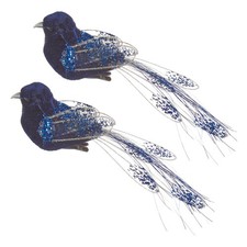 Christmas Tree Blue Bird Clip