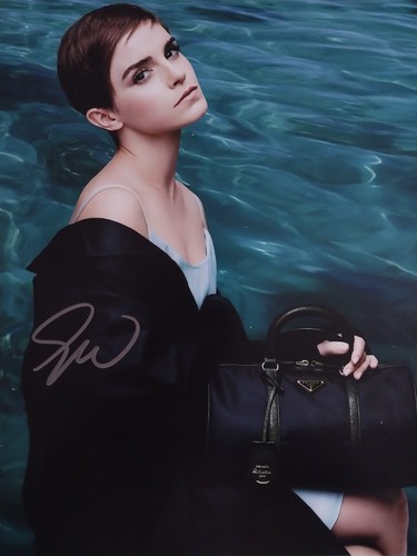 New autographed emma watson - new,