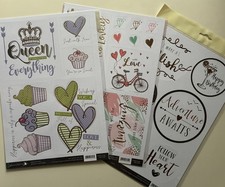 Foiled Toppers with Backing