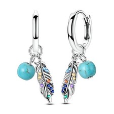 925 Sterling Silver Feather