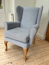 Queen Anne Fireside Wingback chair Excellent Condition Support chair for elderly