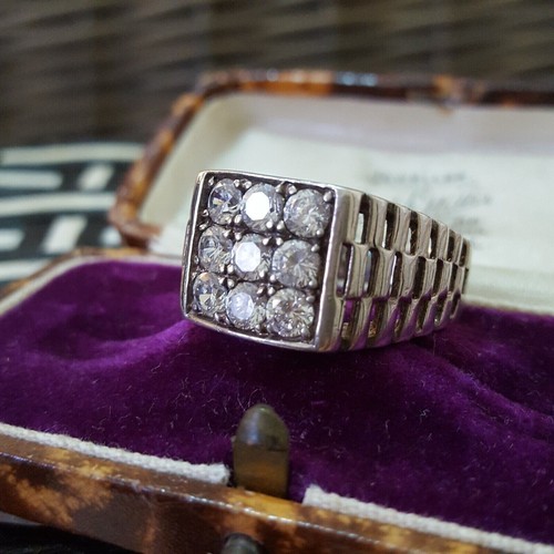 Men engagement cluster ring - men's,
