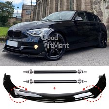 Glossy Black Front Bumper Lip