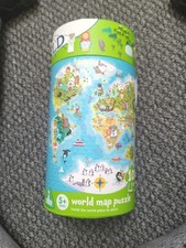 Early Learning Centre Jigsaw Puzzl World Map 100 Piece  Educationa Game Toy 100%