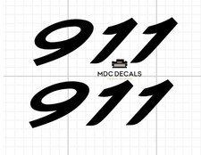 ** Porsche 911 Decal/Stickers