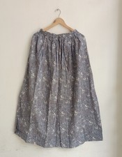 Indian Grey Skirt Floral skirt