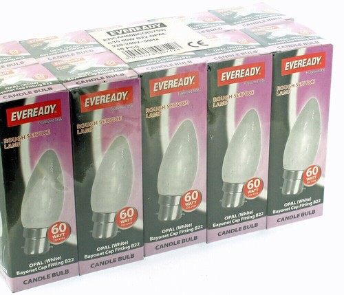 Eveready 60w b22 opal - 10,