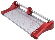 Swordfish A4 Slimline Craft Paper Card Trimmer Guillotine Cutter 10 Sheet - RED