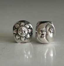 Authentic Pandora  🌟 Magic Sky Sun/Moon clip/stopper 🌟 S925 ALE 🌟 791208CZ