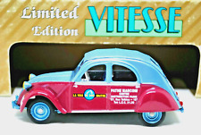 1:43 VITESSE 1958 CITROEN 2CV in PATHE MARCONI Limited Edition Car + Display BOX