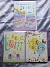 BIRTH OF TWINS CARD BOY GIRL
