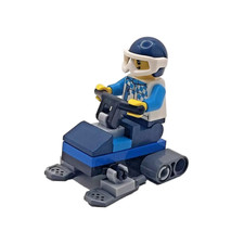 Genuine LEGO® Snowmobile Gift & Minifigure Snow Bike Christmas Decoration