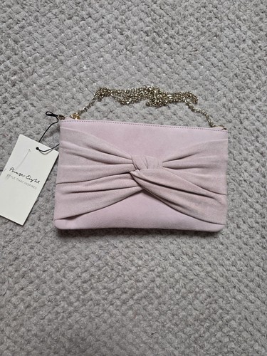 Phase eight suede twist clutch - suede,
