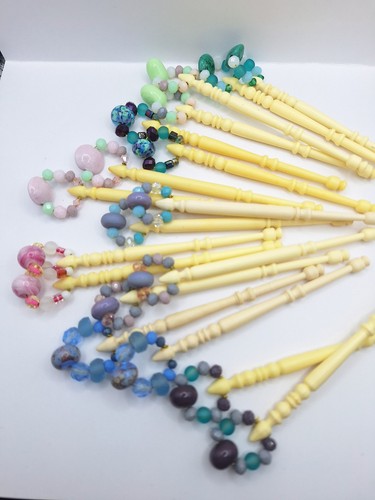 Vintage plastic lace making - vintage,