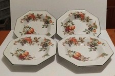 4 Johnson Brothers 'Fresh Fruit ' Soup Bowls With Rim Pasta/Cereal Bowls