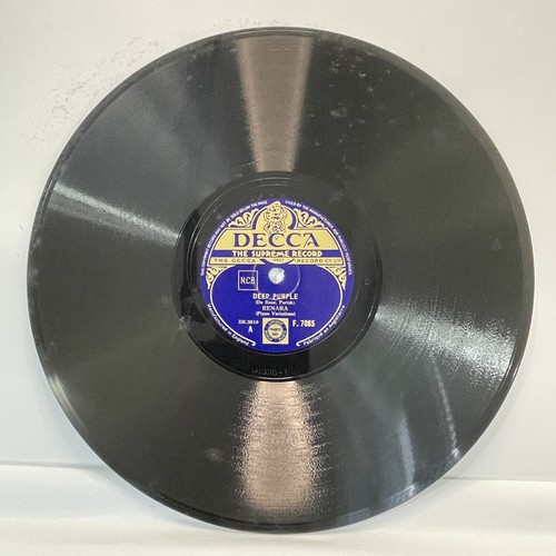 Decca vintage 78rpm record - decca,