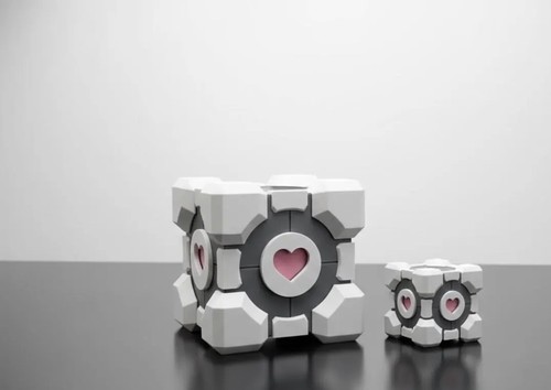 Portal inspired companion - portal, cube
