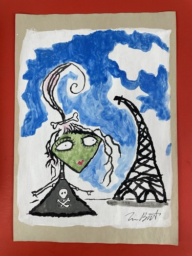 Tim burton drawing - burton, (handmade)