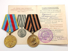 Soviet Medals For Liberation