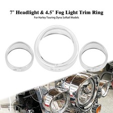 Chrome 7" Headlight+4.5" Fog