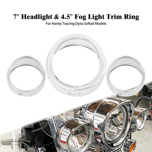 Chrome headlight 5 - 7", headlight+4.5"
