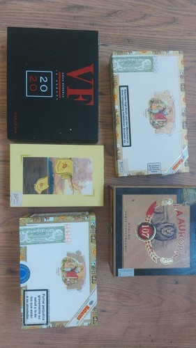 Cigar boxes selection empty - boxes,, selection,
