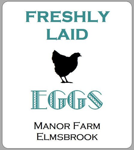 Personalised square chicken - square,