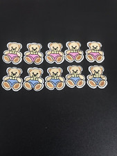 6 x cute small Teddy Bears in