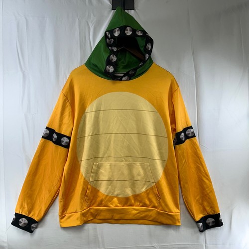 Bowser hoodie mens - mens, yellow