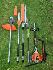stihl KM94RC professional combi set. strimmer, long reach hedge cutter pole saw